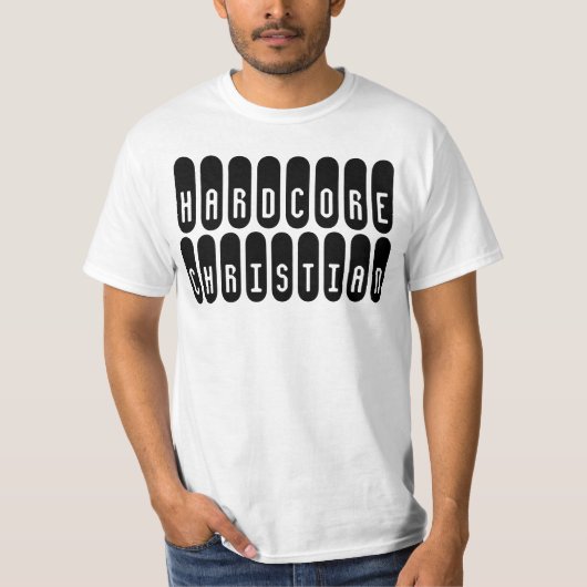 HARDCORE CHRISTELIJKE T-shirts en overhemden (Voorkant)