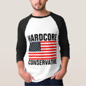 HARDCORE CONSERVATIVE Patriotic T-Shirts (Voorkant)