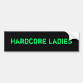 Hardcore Dames sticker (Voorkant)