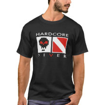 Hardcore-duiker, Scuba-duikt-shirt
