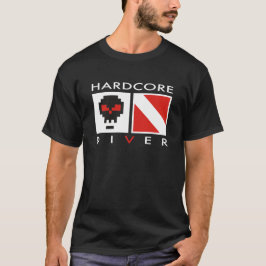 Hardcore-duiker, Scuba-duikt-shirt T-shirt