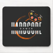 Hardcore gamer Mousepad Muismat (Voorkant)