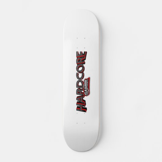 Hardcore gamer persoonlijk skateboard (Voorkant)