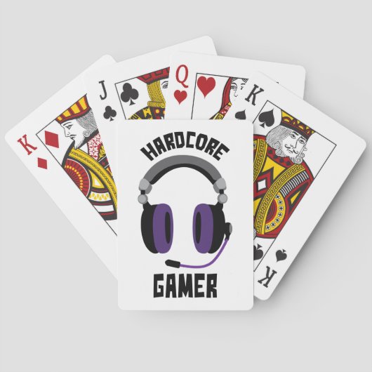 Hardcore gamer pokerkaarten (Achterkant)