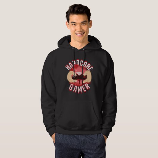 Hardcore games hoodie (Voorkant volledig)