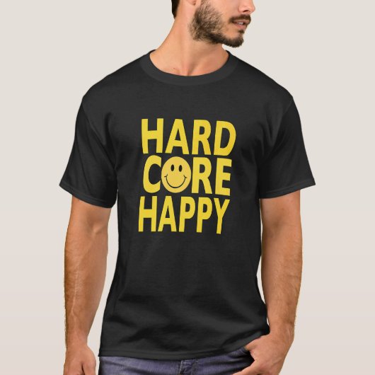 Hardcore Happy Ravers T-shirt (Voorkant)