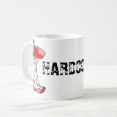 hardcore, hardcore, HARDCORE! Koffiemok (Voorkant links)