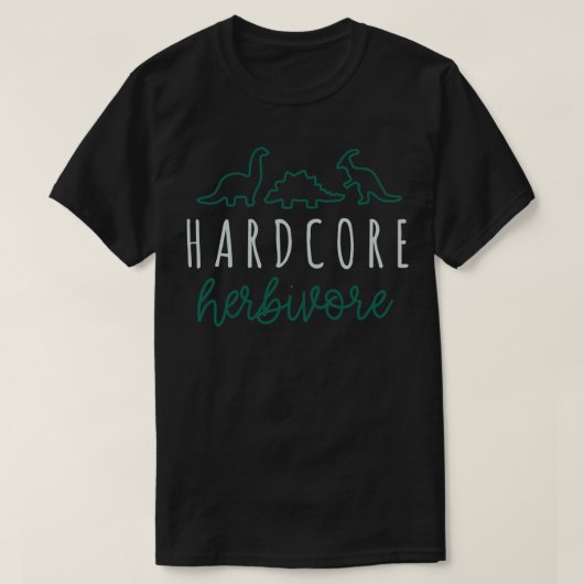Hardcore Herbivore T-shirt (Design voorkant)