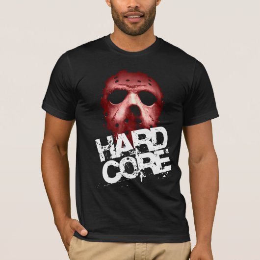 Hardcore Hockey Mask T-shirt (Voorkant)