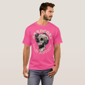 Hardcore IJzer Verslaafde Schedel Gewichtheffen T-shirt (Voorkant volledig)