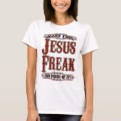 Hardcore Jesus Freak en Proud'It Shirt (Voorkant)