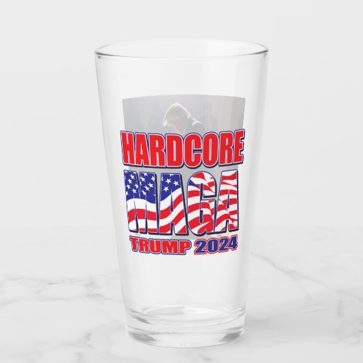 Hardcore Maga Glas (Voorkant)
