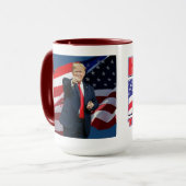 Hardcore MAGA Mok (Voorkant links)
