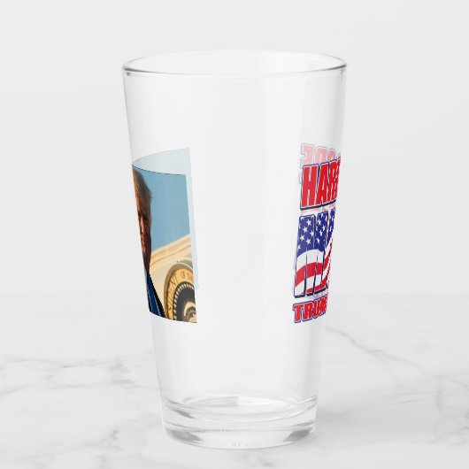 Hardcore MAGA Trump 2024 Glas (Rechts)