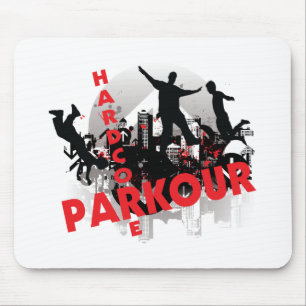 Hardcore Parkour Grunge City Muismat