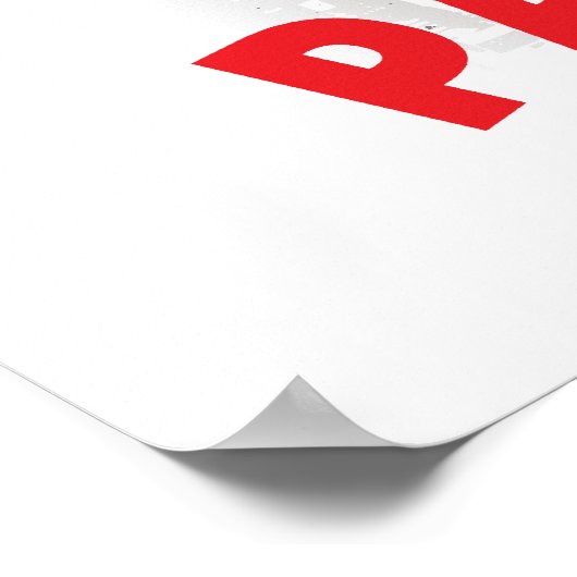 Hardcore Parkour Grunge City Poster (Hoek)