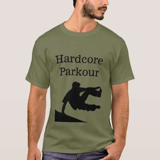 Hardcore Parkour T-shirt (Voorkant)
