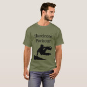 Hardcore Parkour T-shirt (Voorkant volledig)
