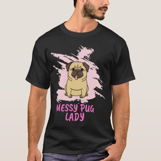 Hardcore Pug T-shirt (Voorkant)
