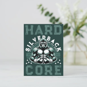 HARDCORE SILVERBACK GORILLA BRIEFKAART