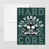 HARDCORE SILVERBACK GORILLA BRIEFKAART (Voorkant / Achterkant)