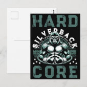 HARDCORE SILVERBACK GORILLA BRIEFKAART (Voorkant / Achterkant)