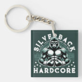 HARDCORE SILVERBACK GORILLA SLEUTELHANGER (Voorkant)