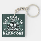 HARDCORE SILVERBACK GORILLA SLEUTELHANGER (Achterkant)