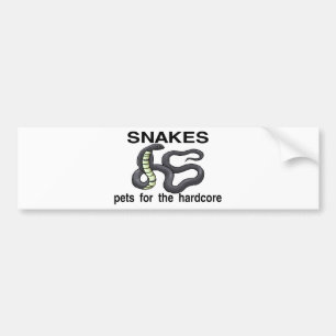 Hardcore Snakes Bumpersticker