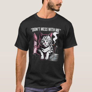 Hardcore Steeg Taai Kat Straat Regen Kunst T-shirt