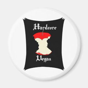 Hardcore Vegan Apple Design Magneet