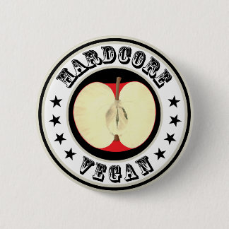 Hardcore Vegan Ronde Button 5,7 Cm