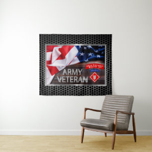 Hardcore veteraan 20th Engineer Brigade-Airborne Wandkleed