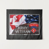 Hardcore veteraan 20th Engineer Brigade-Airborne Wandkleed (Voorkant (horizontaal))