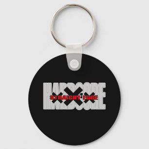 Hardcore Zwart Sleutelhanger