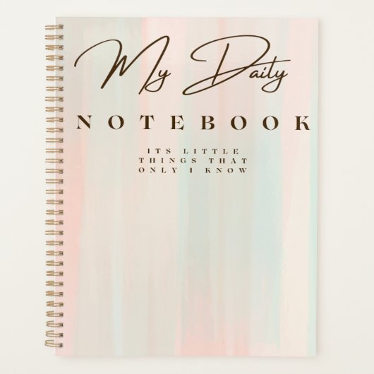 hardcover journaal planner (Voorkant)