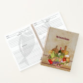 Hardcover Recipe Book Notitieboek (Binnen)