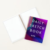 Hardcover Sketchbook with bright colors Notitieboek (Binnen)