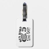 Harde, actieve, eenvoudige uitvoering bagagelabel (Achterkant verticaal)