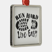 Harde, actieve, eenvoudige uitvoering metalen ornament (Rechts)