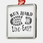 Harde, actieve, eenvoudige uitvoering metalen ornament (Links)