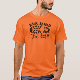 Harde, actieve, eenvoudige uitvoering t-shirt