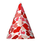 Harde afdrukken Rood en Roze Feesthoedjes (Achterkant)