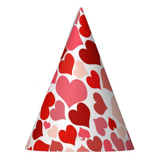 Harde afdrukken Rood en Roze Feesthoedjes (Links)