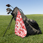 Harde afdrukken Rood en Roze Golfhanddoek (Groen)