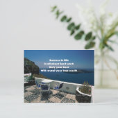 Harde arbeid briefkaart (Staand voorkant)