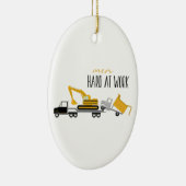 Harde arbeid keramisch ornament (Rechts)