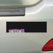 Harde basmuziek van HARDBASS Bumpersticker (Op auto)
