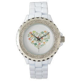 Harde bloemhorloge horloge
