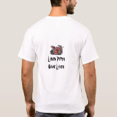 Harde buizen besparen levens t-shirt (Achterkant)